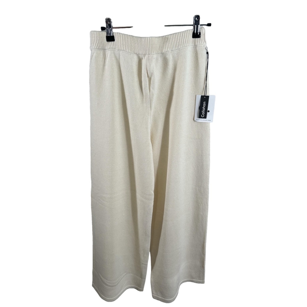 Callahan Women's High-quality Wide-Leg Cream Pant, XS